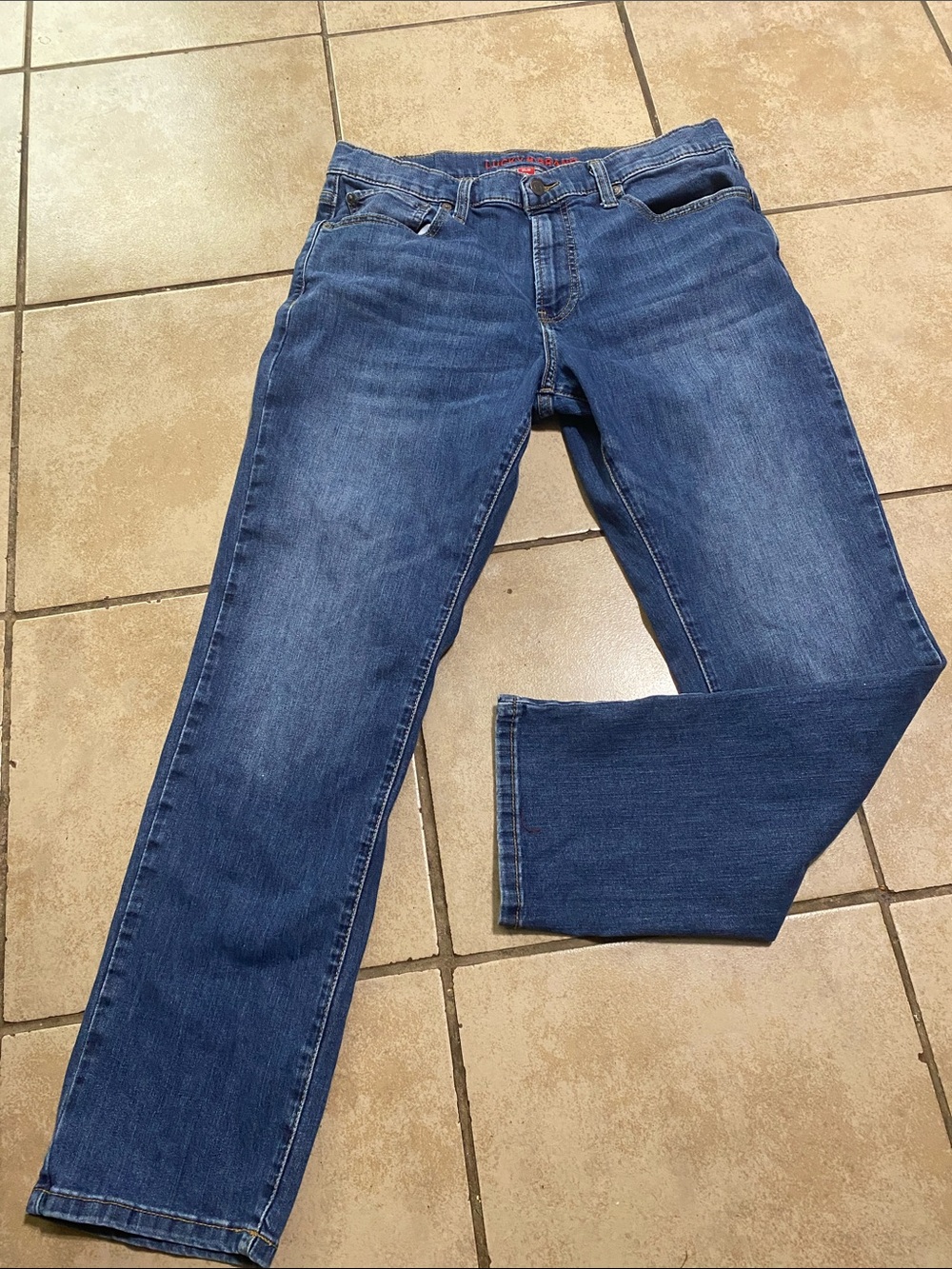 Classic Men’s Blue Straight-Leg Jeans lucky brand 32x30